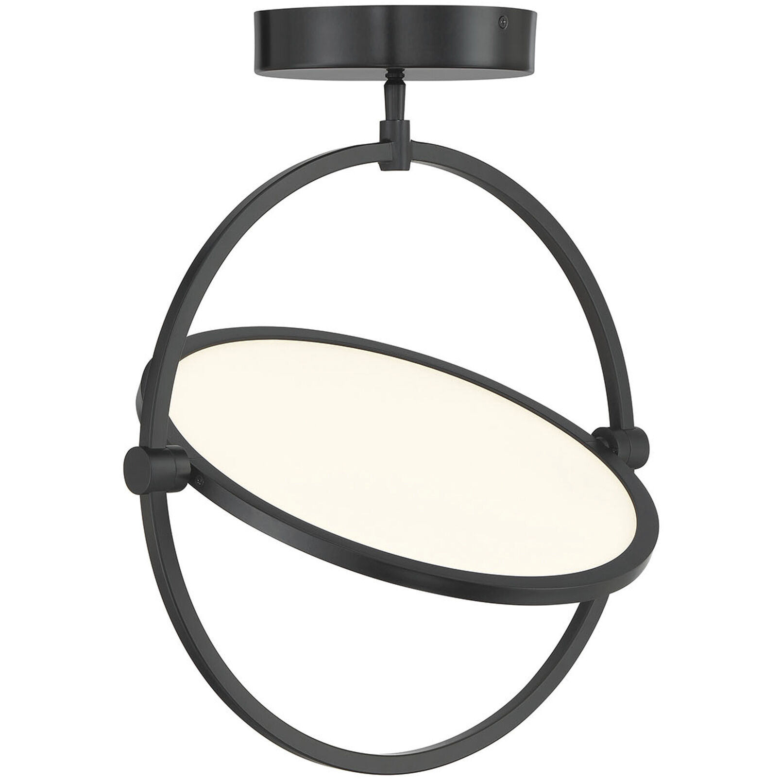 Studio 23 LED 16.5 inch Coal Semi Flush Ceiling Light